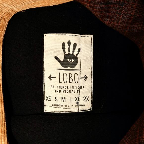 Lobo The Kuza V.2 oversized XL black fabric gold floral or paisley-like pattern - Picture 6 of 6